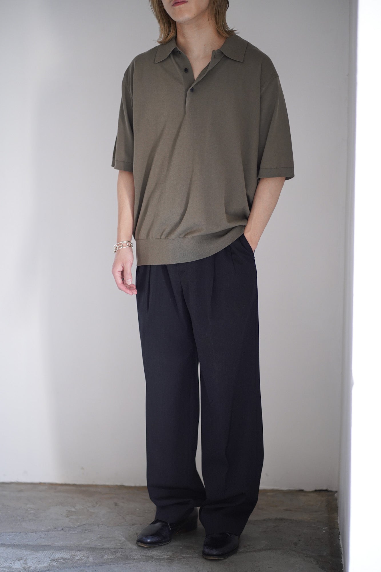 GIZA HIGH GAUGE KNIT POLO