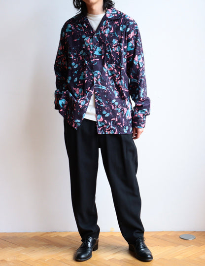 open collar shirt