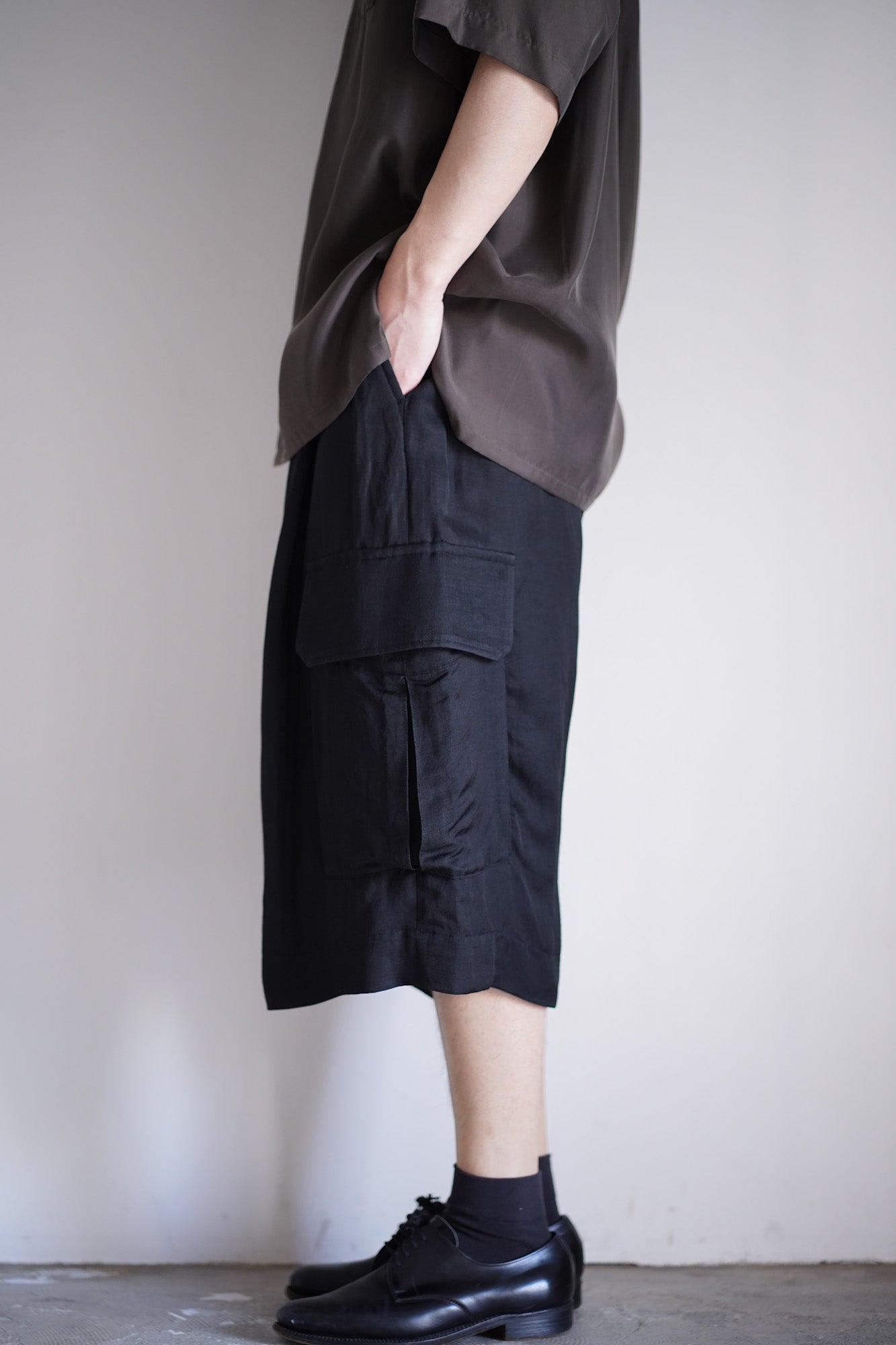 VIS/LI BRIGHT TWILL CARGO SHORT TROUSERS