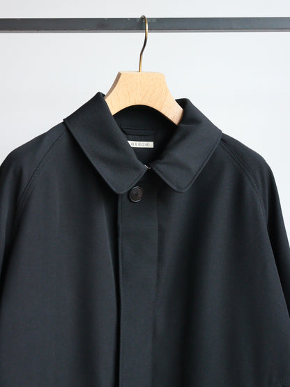 COAT010 Albert / Black Gabardine