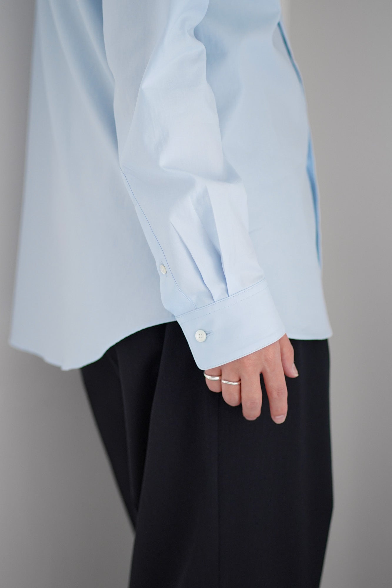 WASHED FINX TWILL SLIM SHIRT