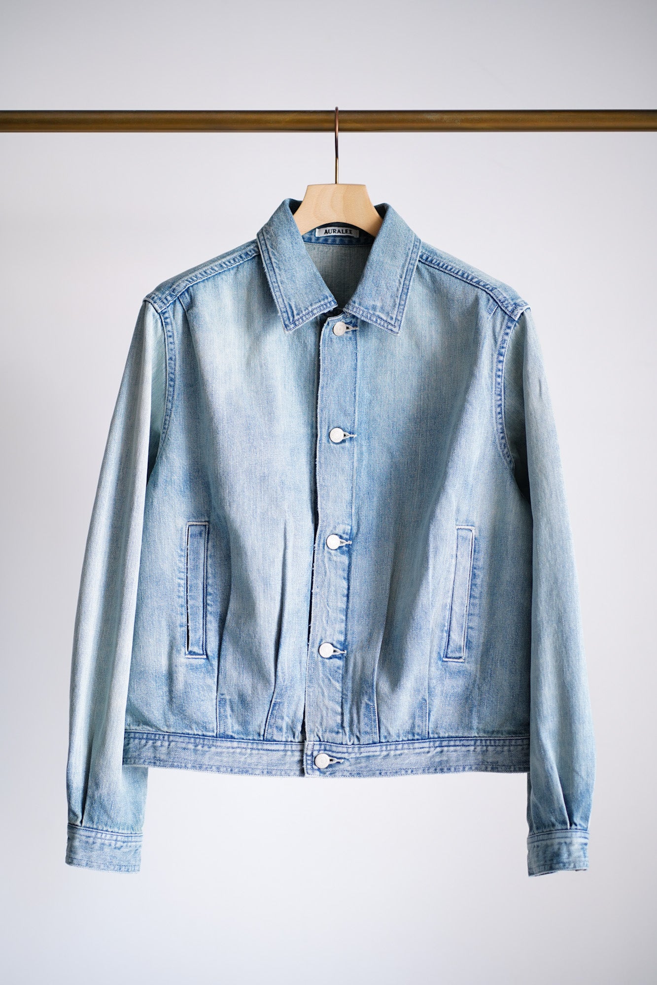 FADED SELVEDGE LIGHT DENIM BLOUSON