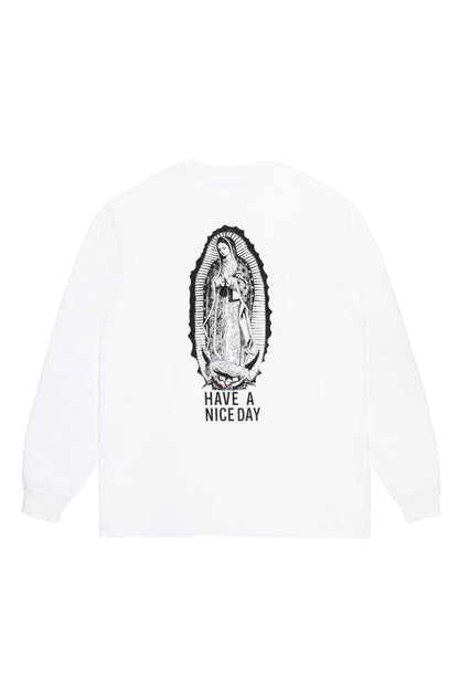 WASHED HEAVY WEIGHT CREW NECK LONG SLEEVE T-SHIRT ( TYPE-1 )