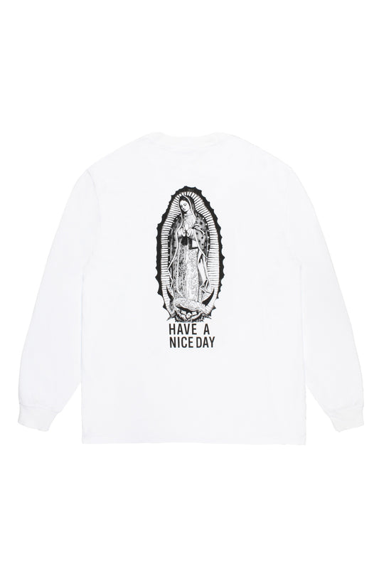 WASHED HEAVY WEIGHT CREW NECK LONG SLEEVE T-SHIRT ( TYPE-1 )