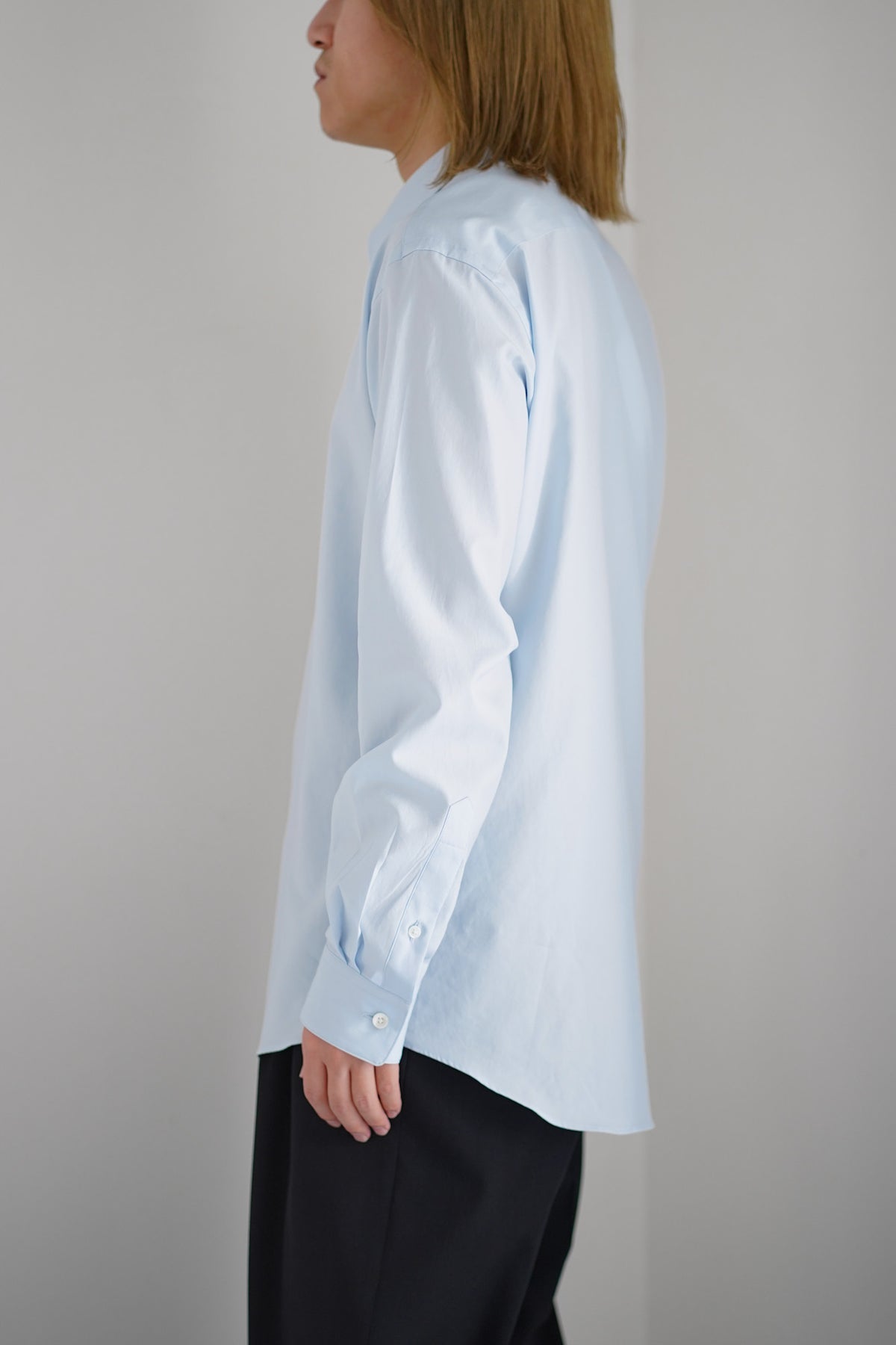 WASHED FINX TWILL SLIM SHIRT