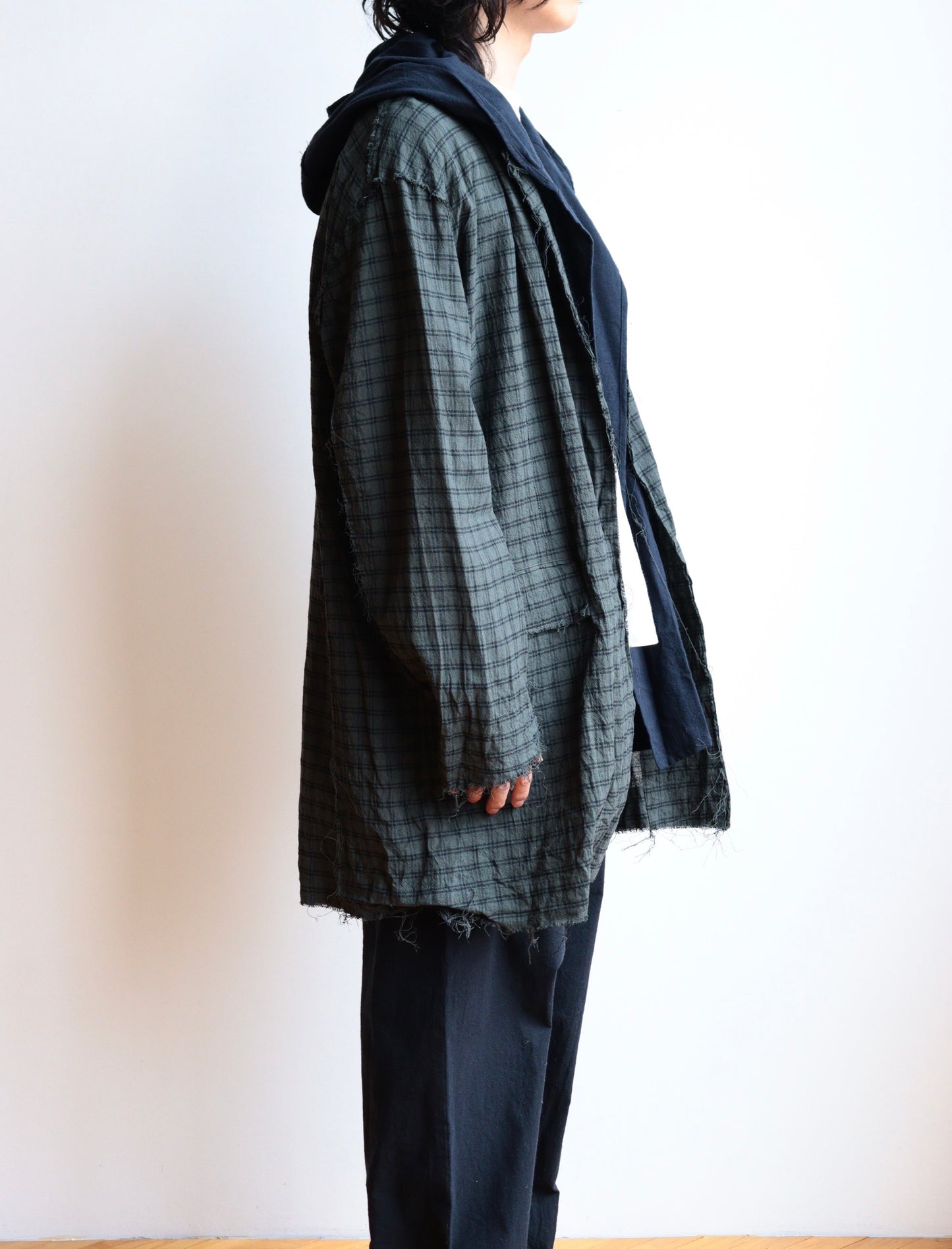 over sized toile coat