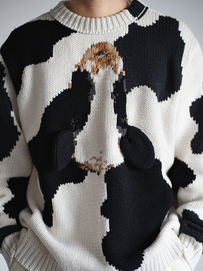 ACTING COW KNIT PULLOVER