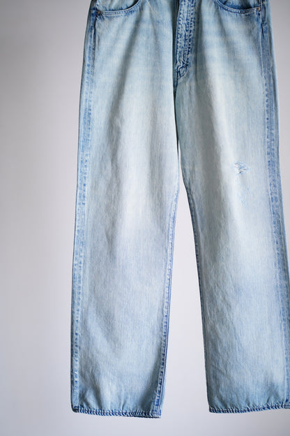 FADED SELVEDGE LIGHT DENIM PANTS