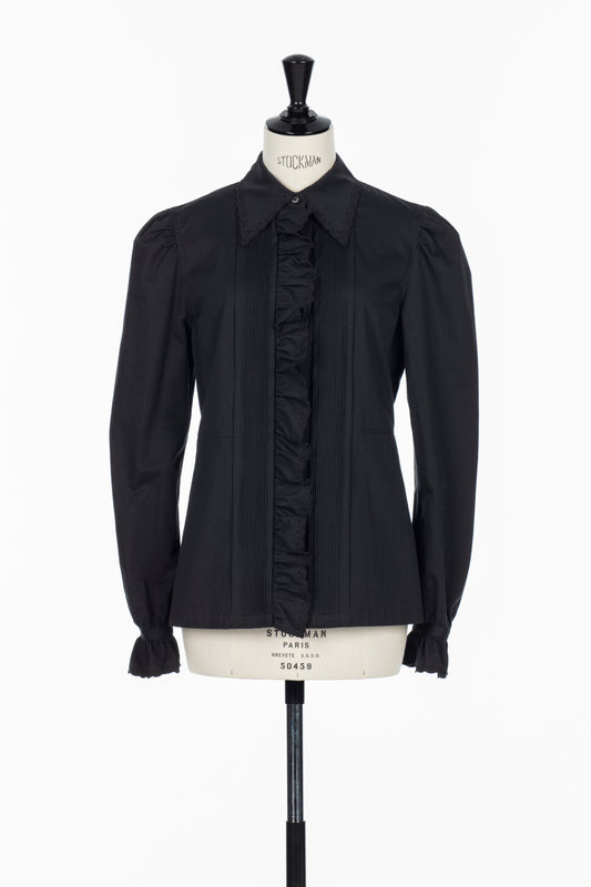 ORGANIC COTTON EMBROIDERED BLOUSE