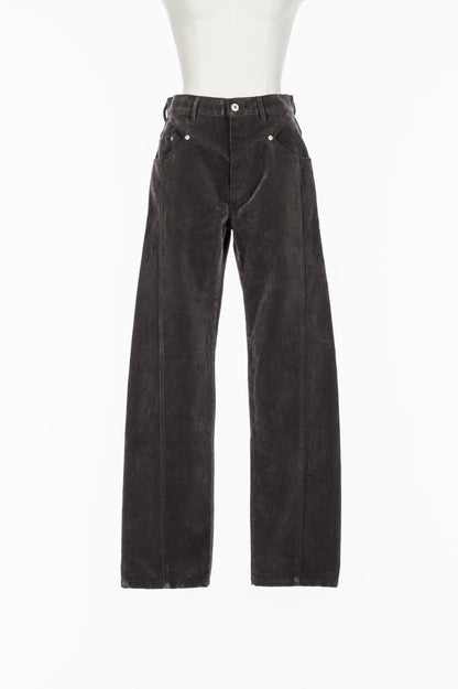 FLOCKED DENIM SLIM JEANS