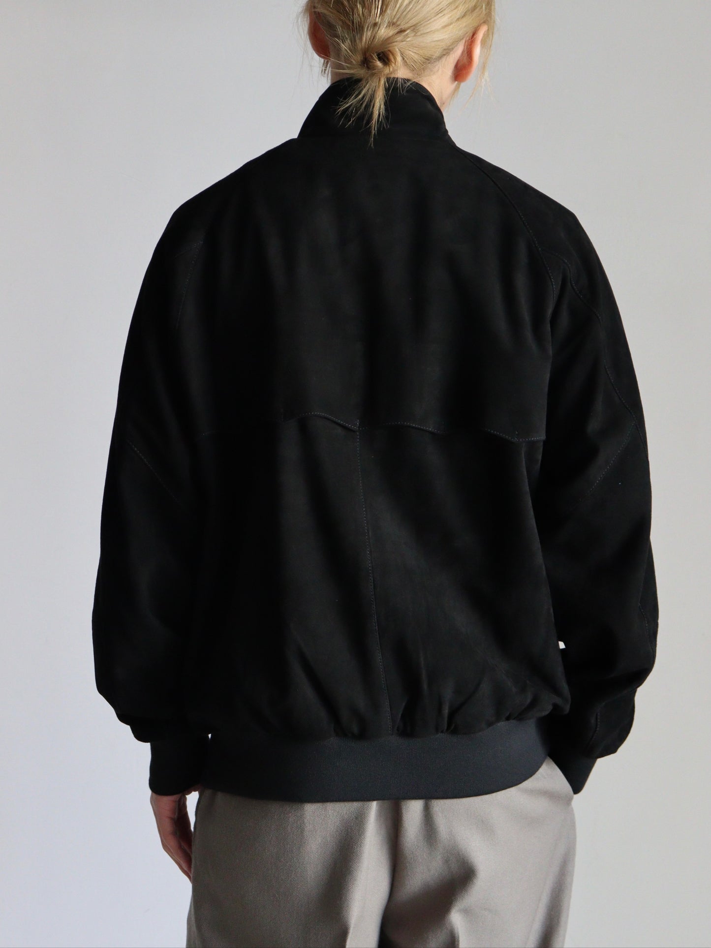 BARACUTA / G9 SUEDE LEATHER HARRINGTON JACKET