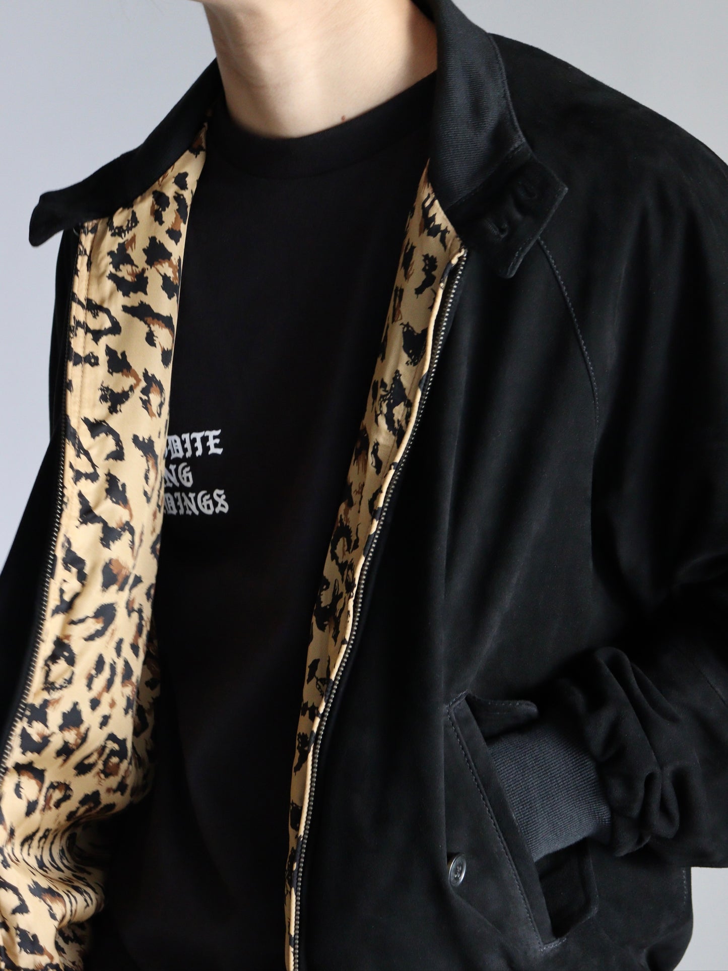 BARACUTA / G9 SUEDE LEATHER HARRINGTON JACKET