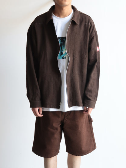 WELT POCKETS ZIP SHIRT JACKET