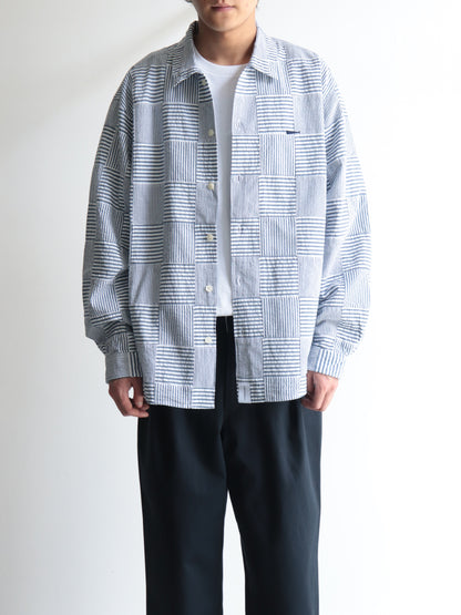 MILPITAS PATCHWORK LS SHIRT