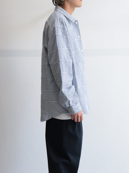 MILPITAS PATCHWORK LS SHIRT