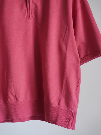 MONDO HENLEY ZIP S/S DMGD