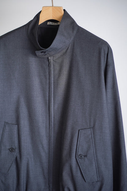 ULTRA FINE TROPICAL WOOL ZIP BLOUSON