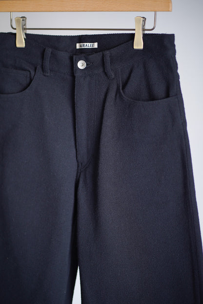 SILK NEP DENIM 5P WIDE SHORTS