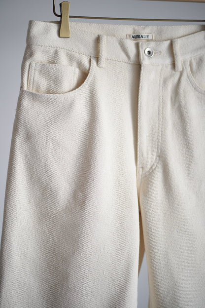 SILK NEP DENIM 5P WIDE SHORTS