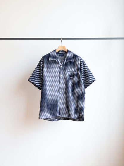 PIER OPEN COLLAR TEXTILE SS SHIRT