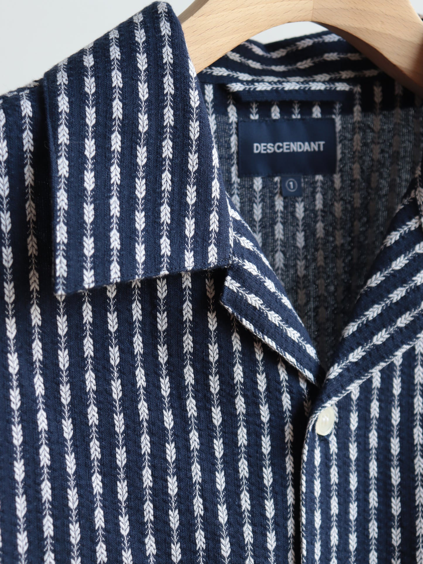 PIER OPEN COLLAR TEXTILE SS SHIRT