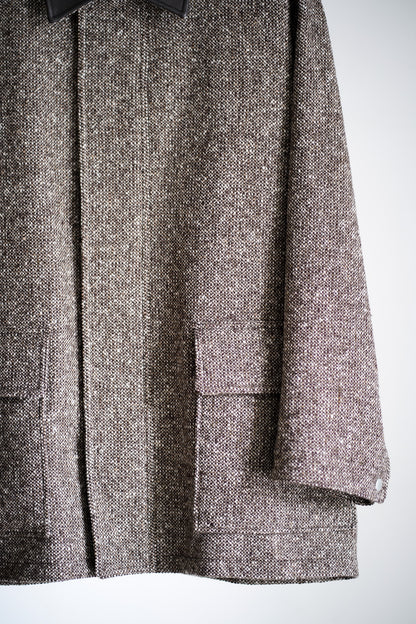HOMESPUN TWEED ZIP BLOUSON
