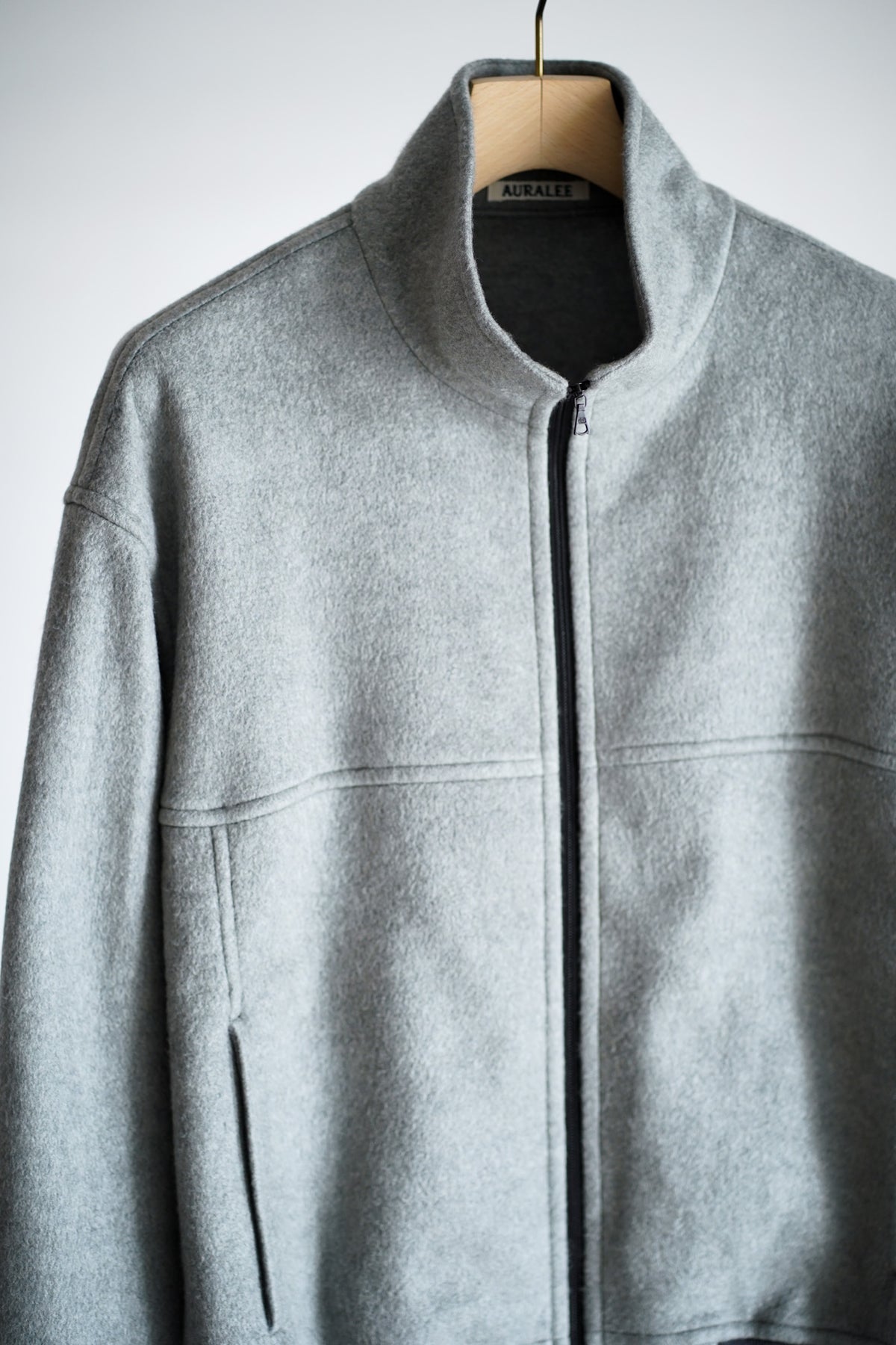PURE SILK COMFORT FLEECE ZIP BLOUSON