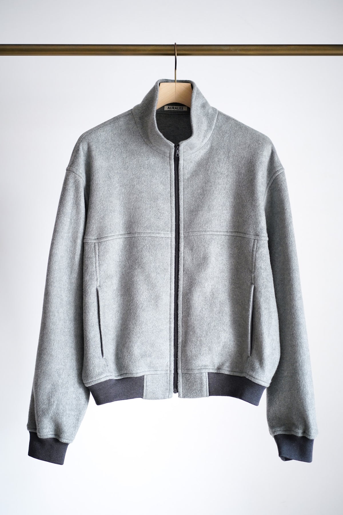 PURE SILK COMFORT FLEECE ZIP BLOUSON