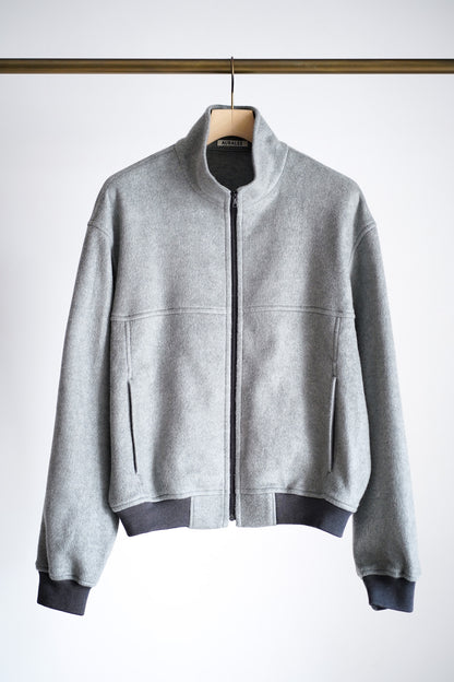 PURE SILK COMFORT FLEECE ZIP BLOUSON
