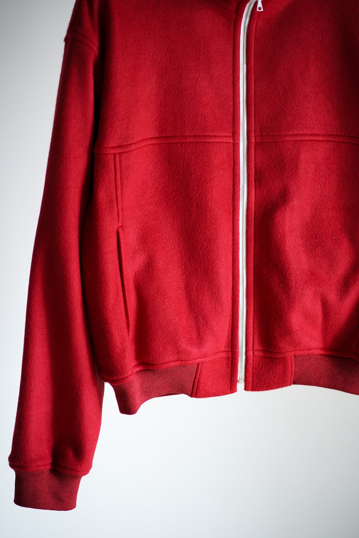 PURE SILK COMFORT FLEECE ZIP BLOUSON