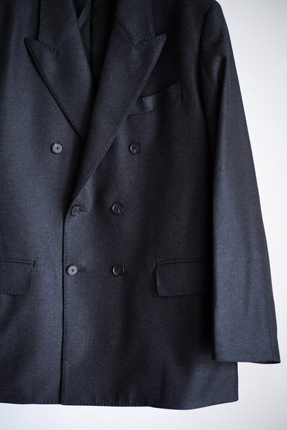 WOOL FULLING FLANNEL DOUBLE-BREASTED JACKET