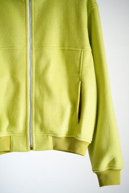 PURE SILK COMFORT FLEECE ZIP BLOUSON