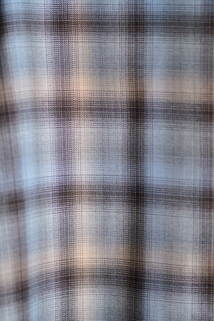 SUPER LIGHT WOOL CHECK SHIRT