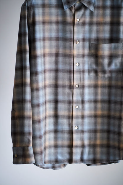 SUPER LIGHT WOOL CHECK SHIRT