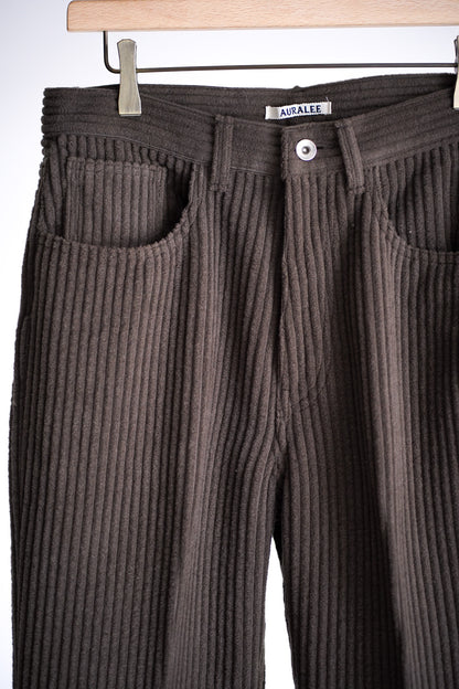 WOOL CASHMERE CORDUROY 5P PANTS