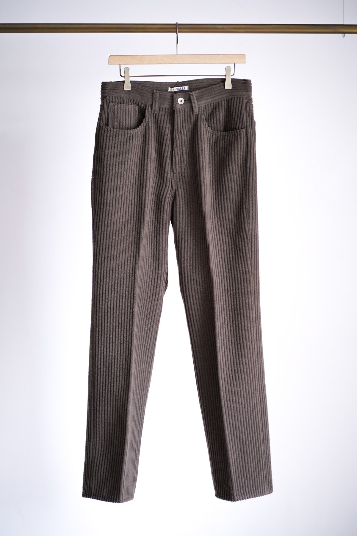 WOOL CASHMERE CORDUROY 5P PANTS