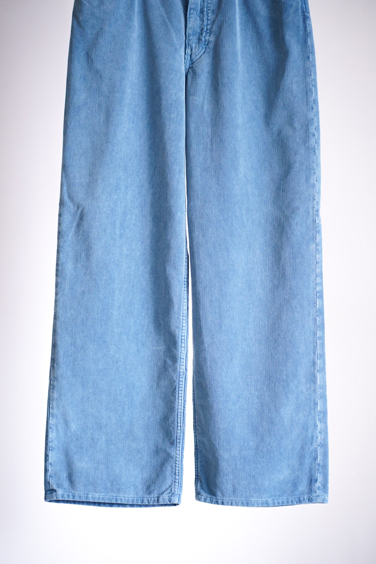 GARMENT-DYED FINX CORDUROY 5P WIDE PANTS