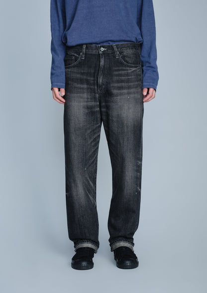 WASHED DENIM DP BASIC PANTS
