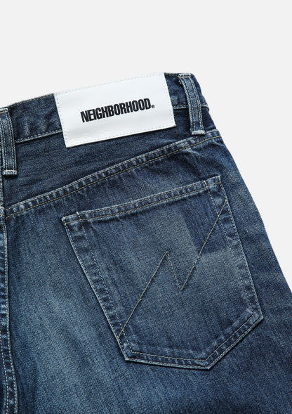 WASHED DENIM DP BASIC PANTS