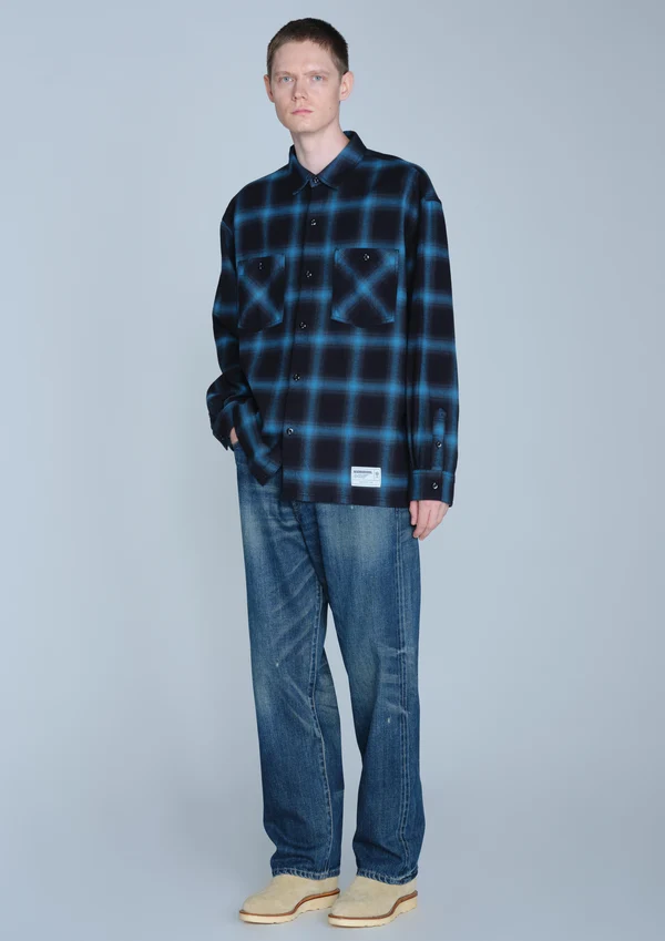 WASHED DENIM DP BASIC PANTS