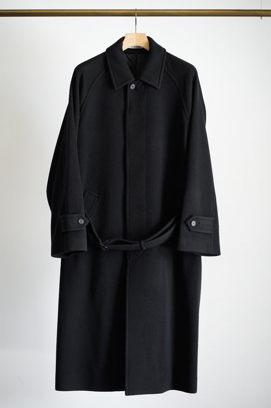 SUPER FINE WOOL MOSSER SOUTIEN COLLAR COAT