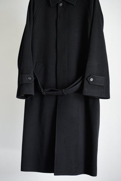 SUPER FINE WOOL MOSSER SOUTIEN COLLAR COAT