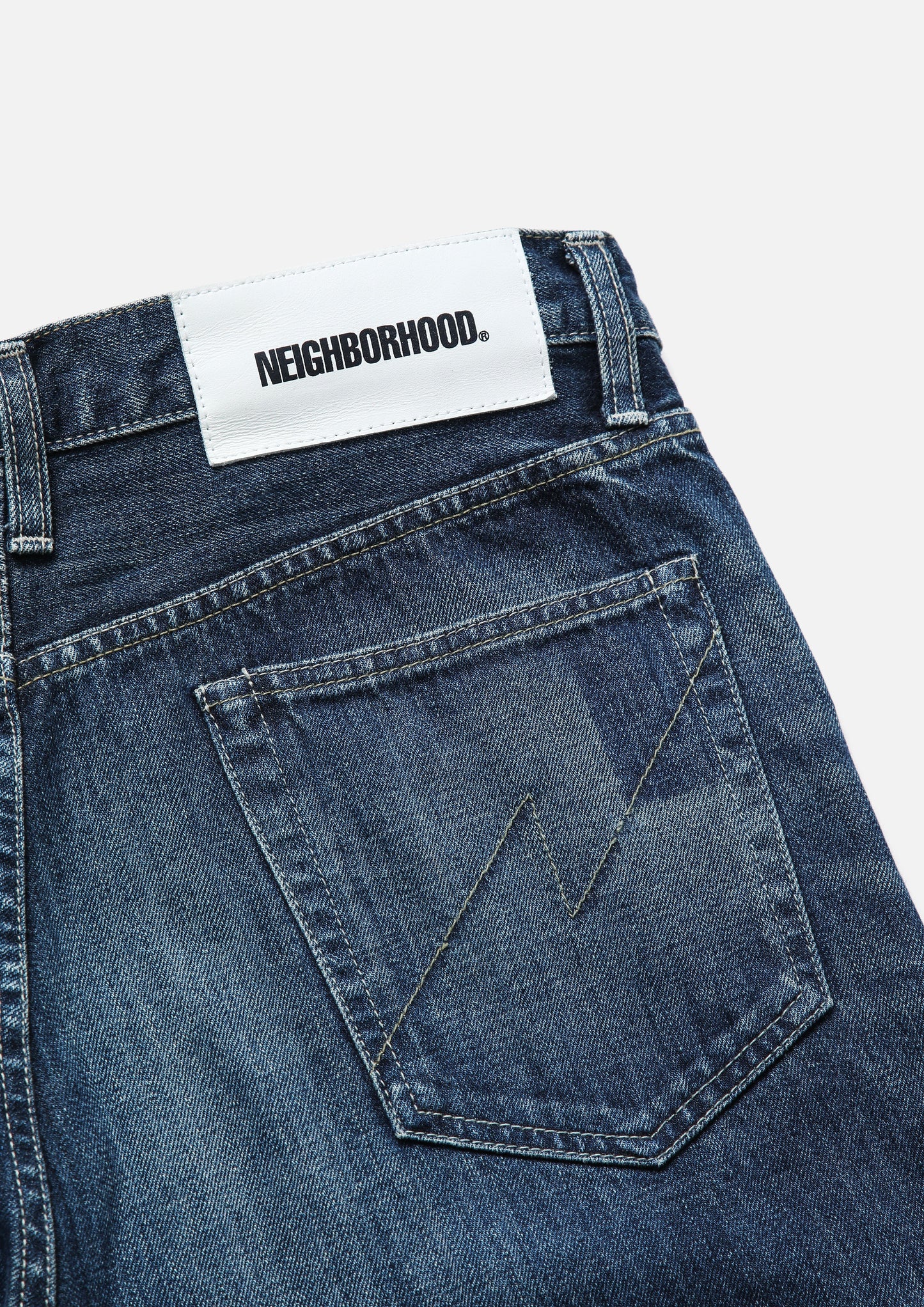 WASHED DENIM DP BASIC PANTS