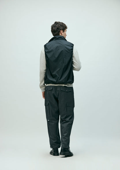 PATTERNED WIDE CARGO PANTS