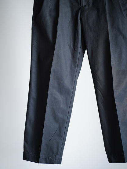 DOUBLE PLEATED CHINO TROUSERS