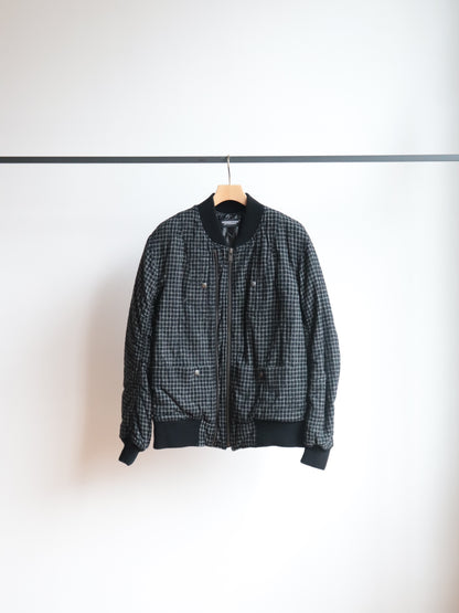 CHECK ZIP BLOUSON