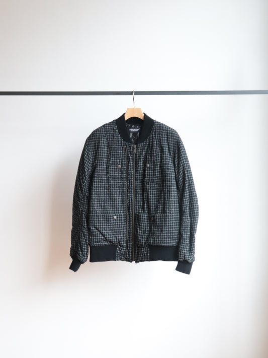 CHECK ZIP BLOUSON