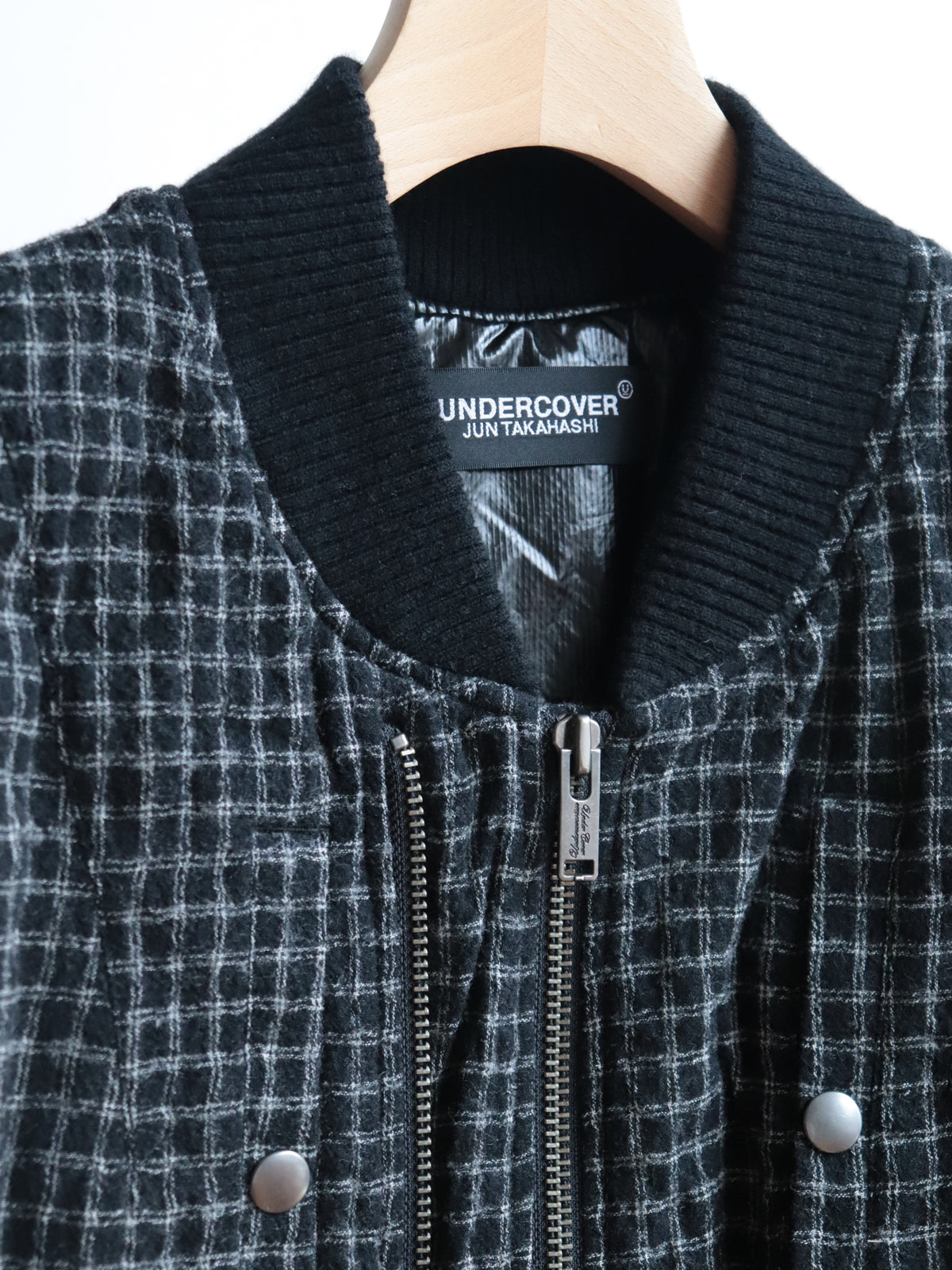 CHECK ZIP BLOUSON