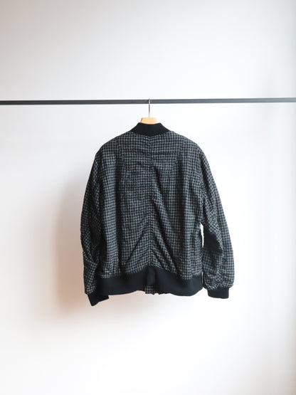 CHECK ZIP BLOUSON