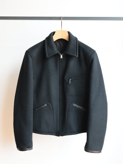 Lot.332 Leather-Piped Cuff Sports Jacket